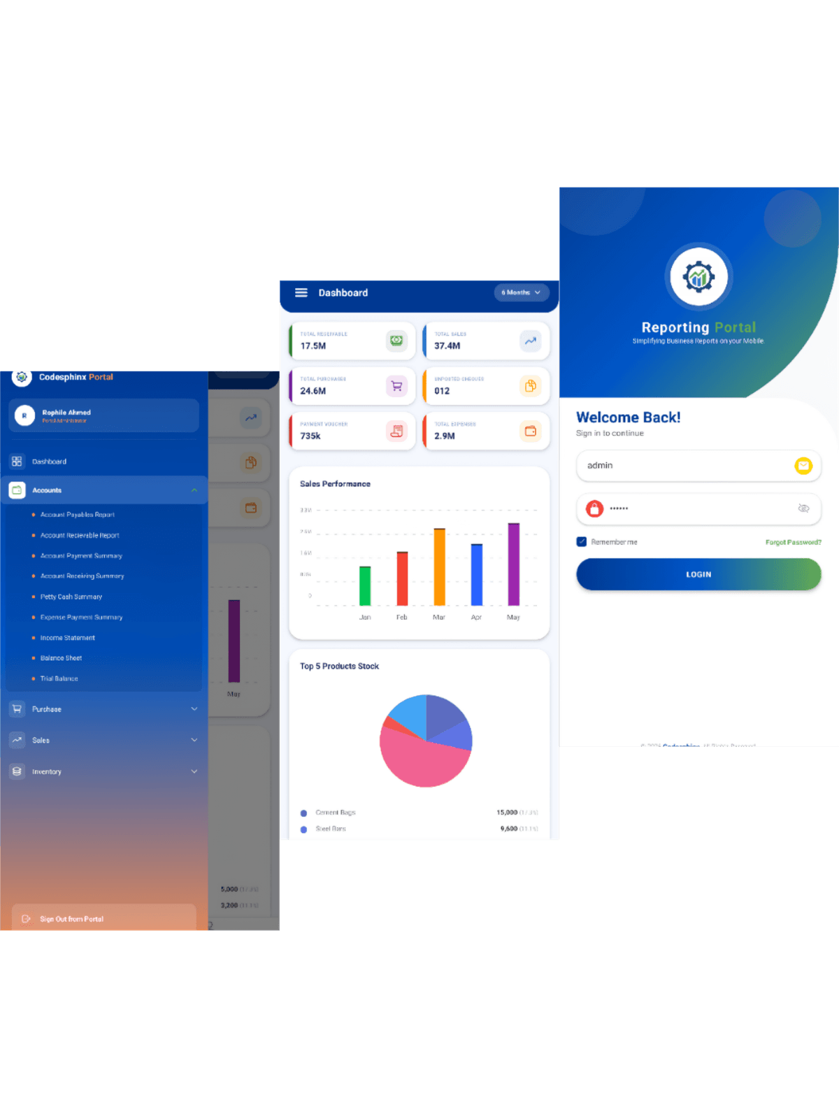 Reporting Portal Mobile App